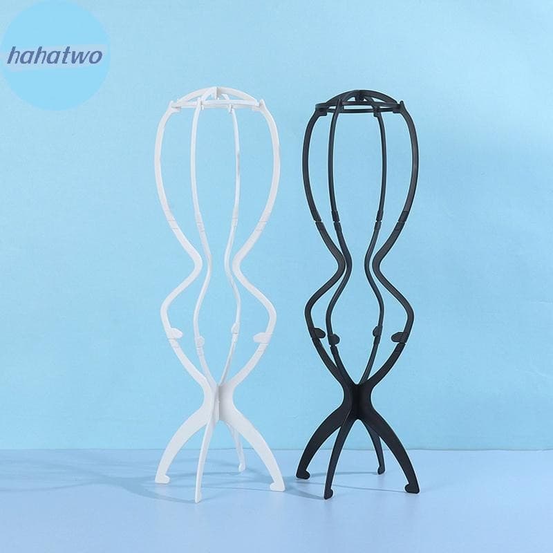 Ha 1PCS ขาตั้งวิกพับสําหรับจัดแต่งทรงผมและจอแสดงผลวิกผมยาว 20 นิ้ว เครื่องมือเดินทางสําหรับผู้หญิง รูปที่ 2