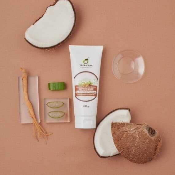 Tropicana | ทรอปิคานา แชมพู-ครีมนวดผมมะพร้าว สูตรฟื้นบำรุงผมแห้งเสีย รูปที่ 3