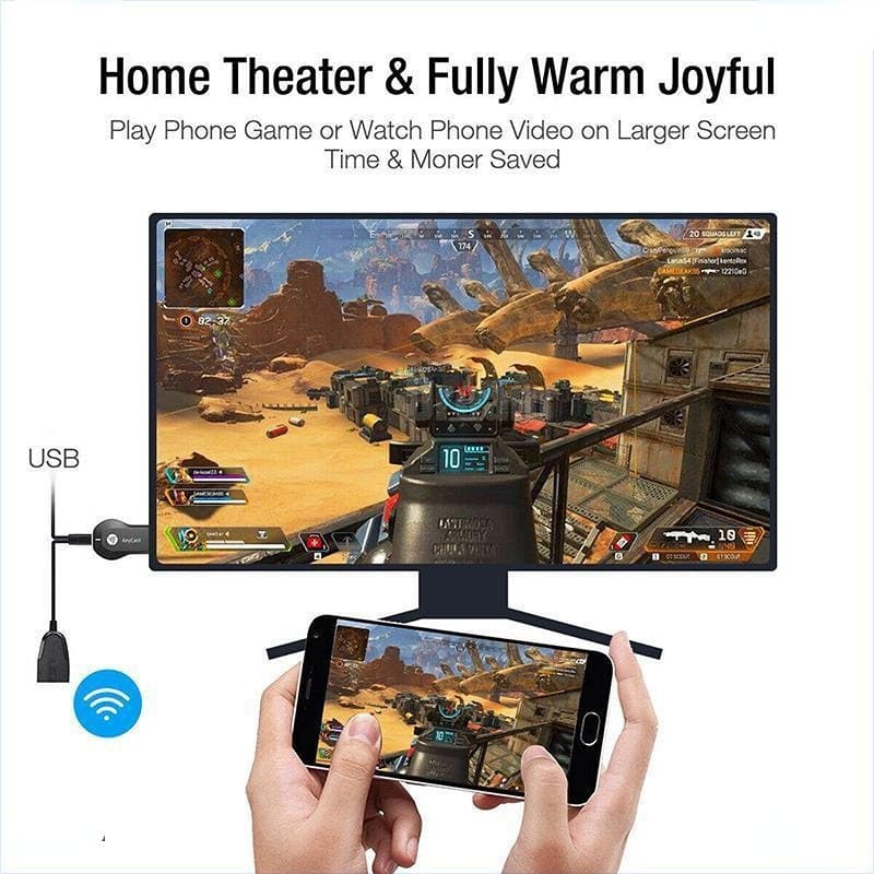 Anycast M18 Plus FW.2020 WIFI Display HDTV อุปกรณ์เชื่อมต่อมือถือไปทีวี ใหม่ล่าสุด M18plus รูปที่ 7