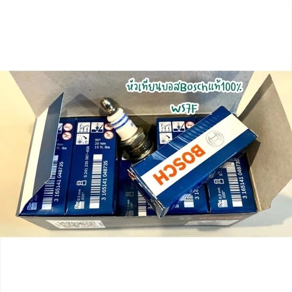 หัวเทียน BOSCH 10 ชิ้น/กล่อง สำหรับ เครื่องตัดหญ้า 2 จังหวะ 2 T เครื่องพ่นยา 767 เลื่อยยนต์ 2 รุ่น WS7F รูปที่ 5