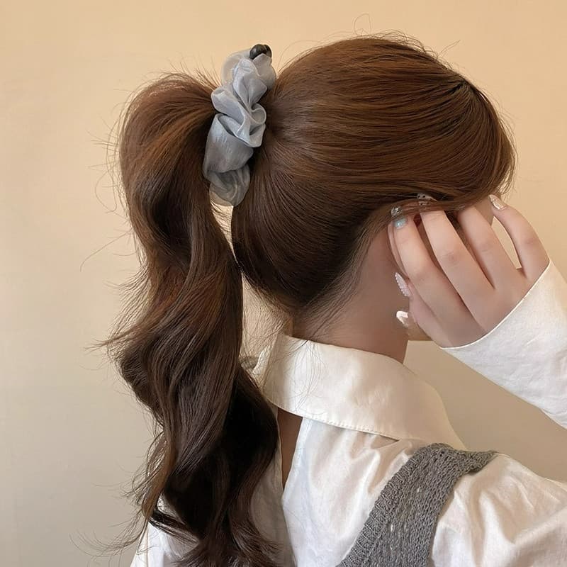 คลิปผมหัวม้าแบบกล้วยหลากสี สไตล์เกาหลี รูปที่ 7