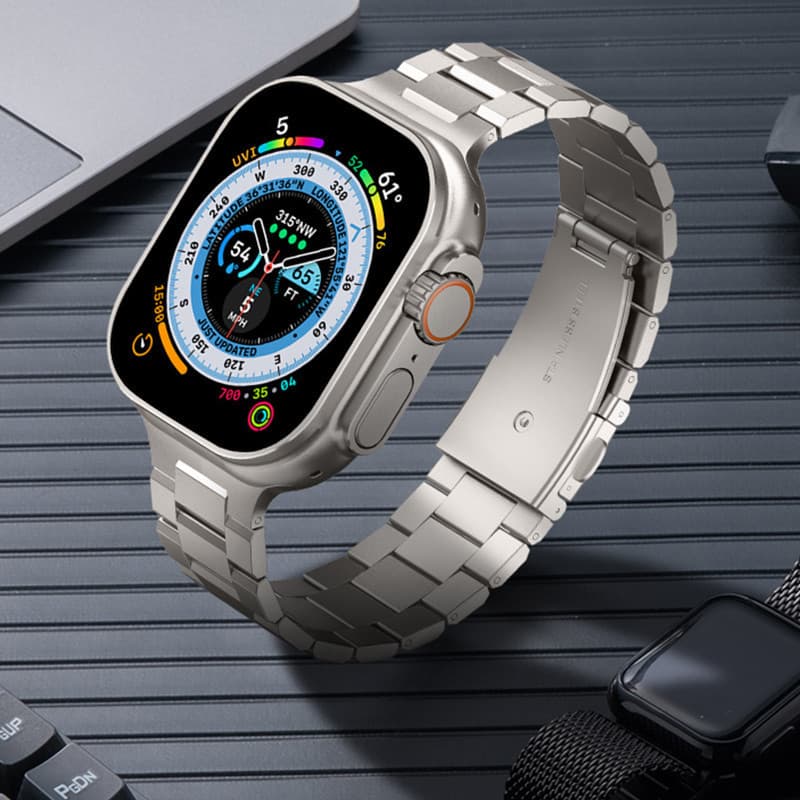 สายรัดสแตนเลส for IWatch Series 11 10 9 8 7 6 5 4 3 กับ 3 พิเศษ 3 2 49 46 45 41 38 40 42 44 มม. สําหรับ ที800 พิเศษ ฉัน8 มือโปร สูงสุด ส8 อัลตร้า 8 MAX T500 รูปที่ 2