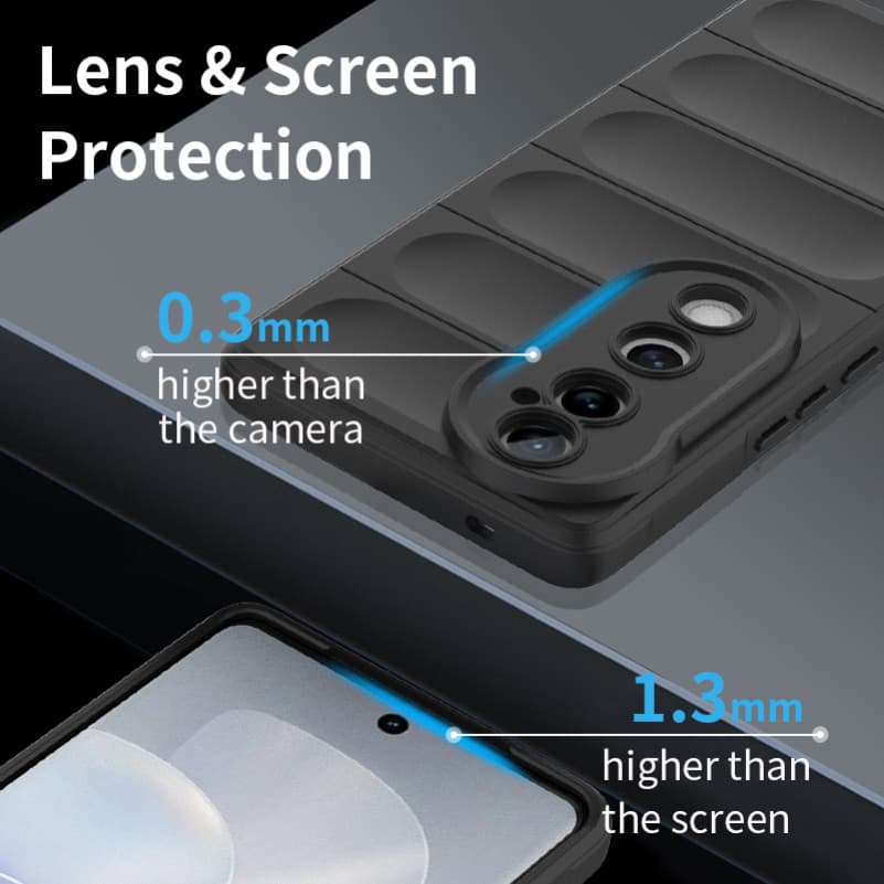 Lenuo นุ่มเคสโทรศัพท์สําหรับ วีโว่ Vivo V50 V40 Lite V30 V29 Pro V29e V30e V40 SE 5G Case ปลอกซิลิโคนกันกระแทกป้องกัน Flannel ปกหลัง รูปที่ 5