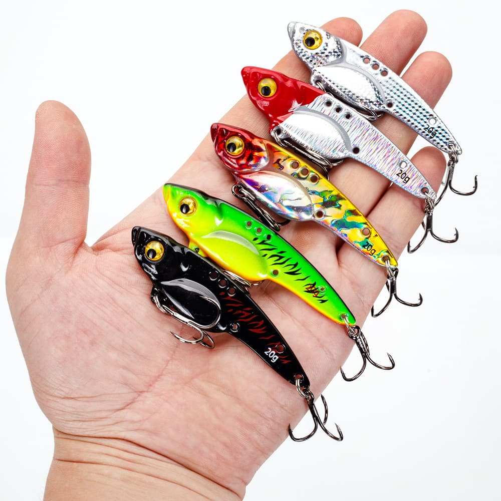 3.5g/5g/7g/10g/14g/17g VIB Swimbait โลหะที่มีสีสัน Sinking Jig 3D ตา Hard เหยื่อช้อน Spinner ตกปลา Lure Fishing Tackle สําหรับ Bass Walleye ปลาเทราท์ รูปที่ 2