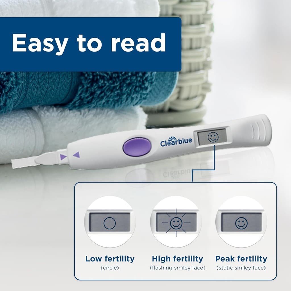 ** **Clearblue ของแท้จาก USA แผ่นตรวจไข่ตก เครื่องตรวจวันไข่ตก ชุดที่ตรวจไข่ตกแบบดิจิตอลพร้อมชุดตรวจ20 ชุด รูปที่ 3
