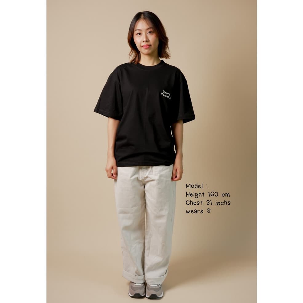 Strayandcool เสื้อยืดโอเวอร์ไซส์ "Snore Society" Oversized T-shirt รูปที่ 7