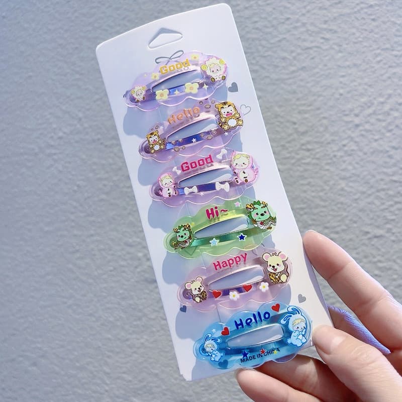 กิ๊บติดผมรูปสัตว์น่ารัก กระต่าย เสือ ลายต่างๆ เครื่องประดับผมเด็กผู้หญิง เหมาะกับทรงผมต่างๆ รูปที่ 8