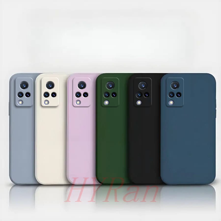 Vivo V21 5G เคสโทรศัพท์ซิลิโคนสีทึบ YT รูปที่ 1