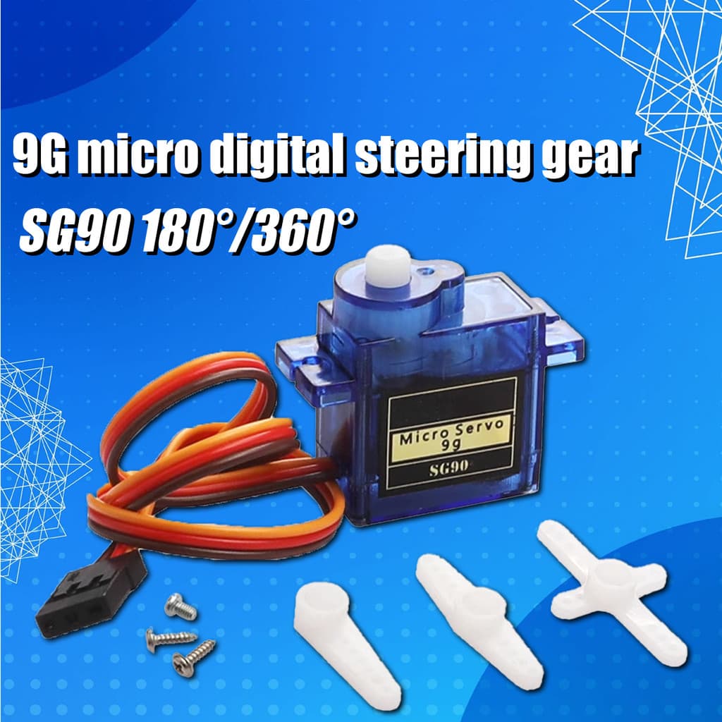 ร้านคนไทย! SG90 Servo Moto มอเตอร์เซอร์โว 180°360°สามารถใช้ได้กับบอร์ด Arduino และบอร์ดควบคุมอื่นๆ รูปที่ 6