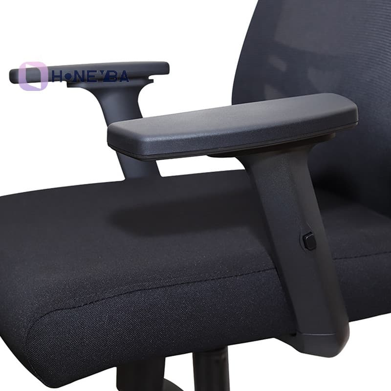 <Honeyby> 1 คู่เก้าอี้สํานักงานเปลี่ยนที่วางแขนแผ่นรองแขนพร้อม Moung Hole ติดตั้งง่าย Gaming Chair Parts รูปที่ 3