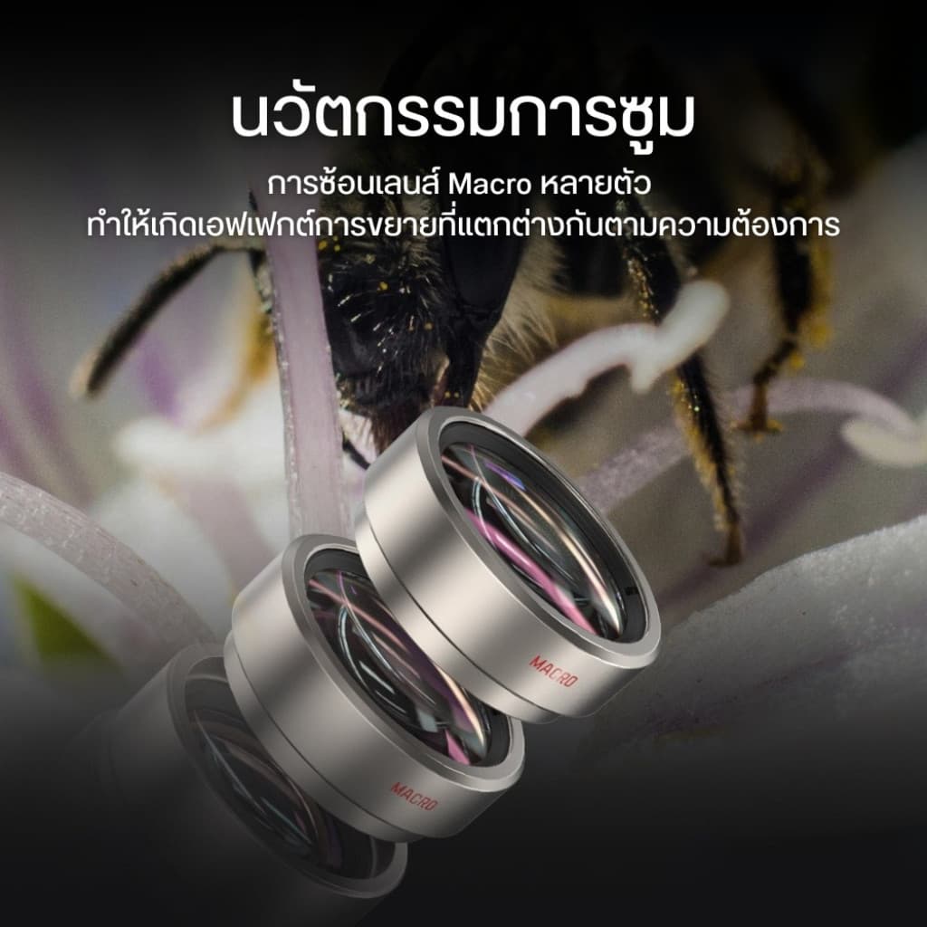 เลนส์ซูมมือถือ 2 เท่า Fotorgear 2X Telephoto Lens T-Mount ถ่ายนก ถ่ายคอนเสิร์ต ใช้กับกล้องซูมมือถือ รูปที่ 3