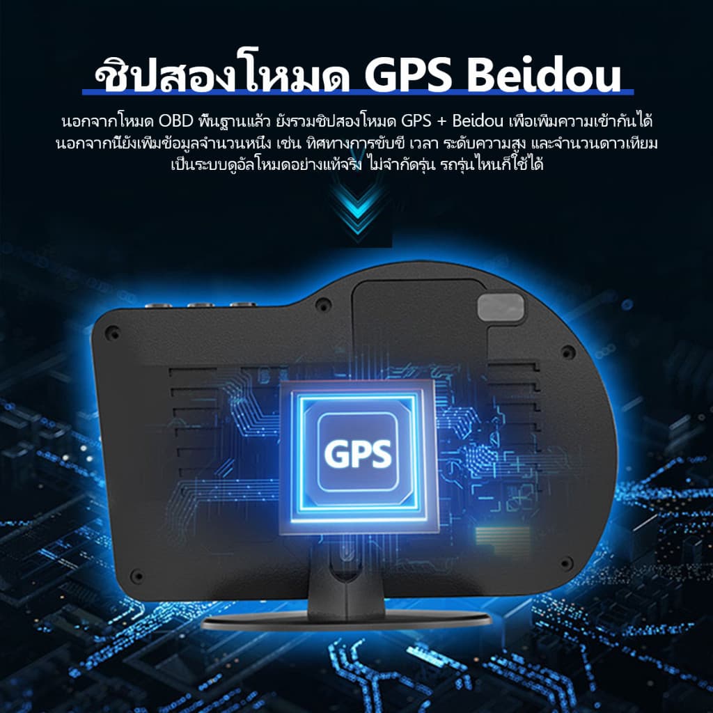 Smart Gauge P6 PLUS OBD2+GPS เมนูภาษาไทย รับประกัน 3 ปี Smart Gauge เกจรถยนต์ หน้าจอแสดงผล วัดความร้อน รูปที่ 9