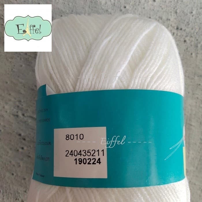 {8010-8210} ไหมพรมวีนัส เส้นเล็ก 4พลาย 420หลา ขนาดเส้นประมาณ 1.5 มิล ไหมถักโครเชต์ 4ply รูปที่ 6