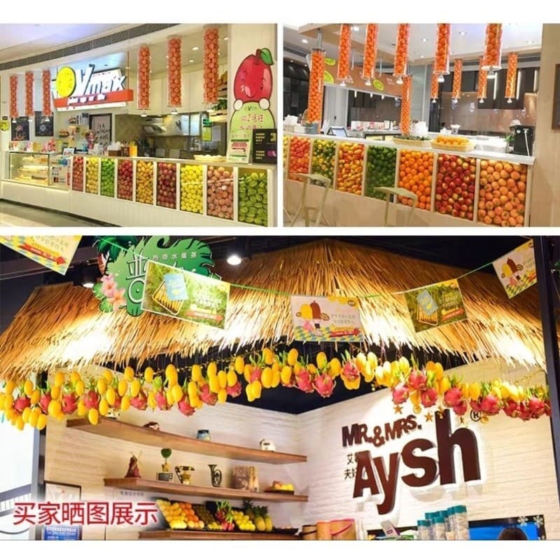 ผลไม้ปลอม แต่งร้านค้า ผลไม้ ส้ม กล้วย เลม่อน แตงโม เสาวรส อุปกรณ์ประกอบฉาก แต่งบ้าน โต๊ะอาหาร พร๊อพถ่ายภาพ รูปที่ 4