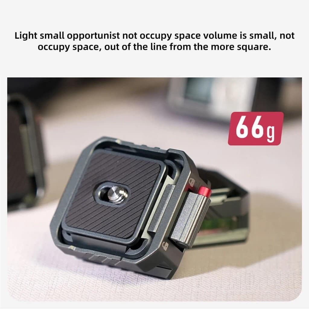 Leaplight All-Metal Arca Quick Release Kit กล้อง Quick Mount สําหรับ Dji Zhiyun Stabilizer ขาตั้งกล้องสไลด์ Rail Quick Mount ฐานหัวเข็มขัด รูปที่ 2