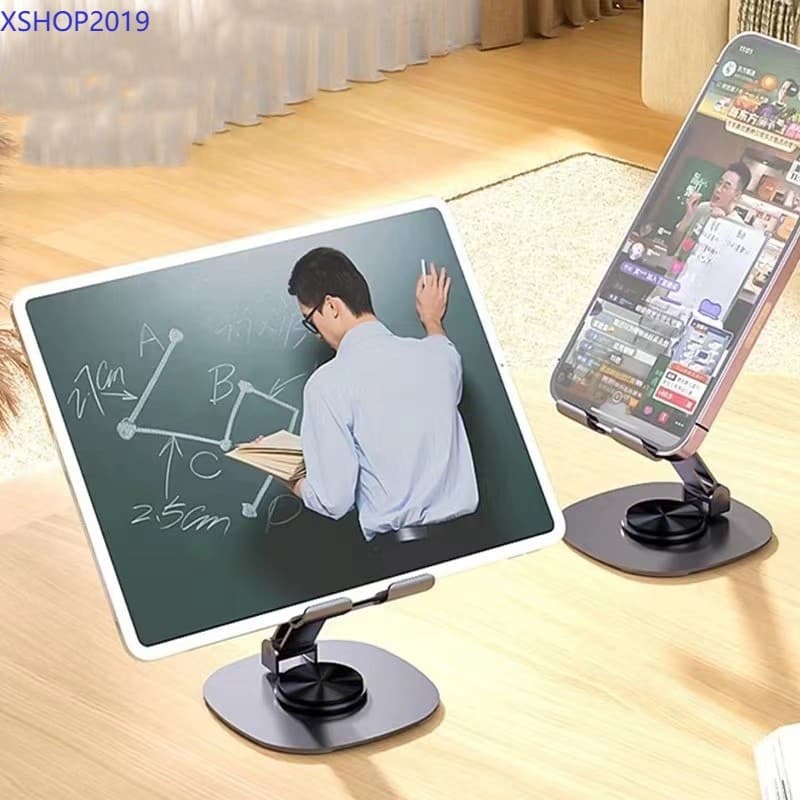 ซื้อ 1 แถม 1 !! ที่ยึดมือถือ หมุนได้ 360 องศา วัสดุโลหะ แบบพกพา พับได้ สำหรับ ipad แท็บเล็ต และมือถือ รูปที่ 8
