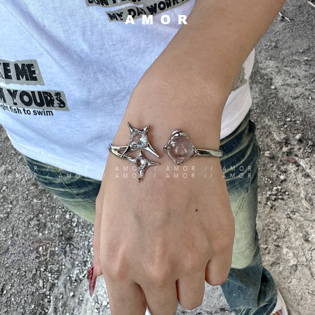 สร้อยข้อมือ Xingmang Cinderella Crystal ดีไซน์ดั้งเดิมเฉพาะ สร้อยข้อมือระดับไฮเอนด์ของผู้หญิง รูปที่ 3