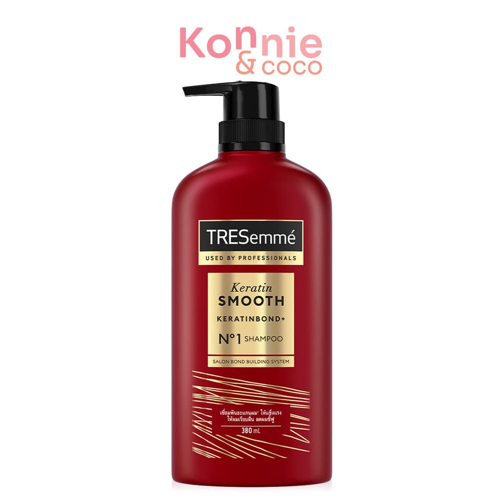 Tresemme Shampoo เทรซาเม่ แชมพูสระผม 380ml (Keratin Smooth/Bond Repair/Salon Detox/Hair Fall Control) รูปที่ 5