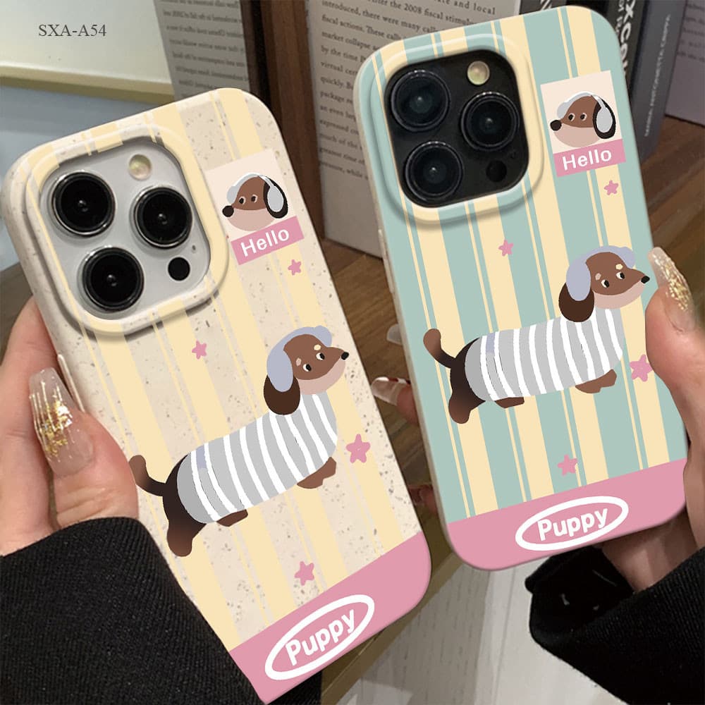 เคส For Samsung Galaxy A55 A54 A06 A53 A50S A05 A05S A12 A23 A24 A04S A03 A03S A14 A15 A20 A20S A11 A50 A51 4G 5G XMK รูปที่ 1