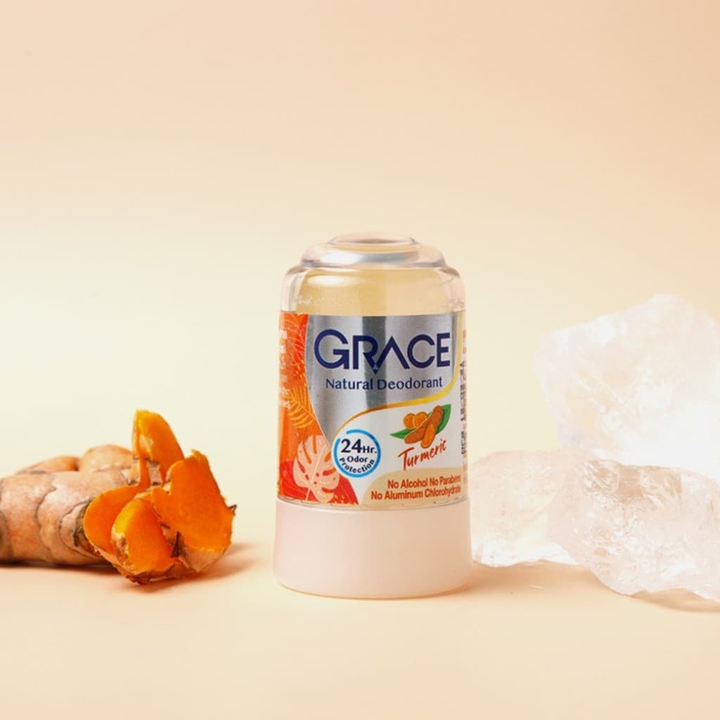 โรลออนสารส้มระงับกลิ่นกาย เกรซ มิเนอรัล ดีโอโดแรนท์ โรลออน สารส้ม Mineral Deodorant Stick 70g รูปที่ 6