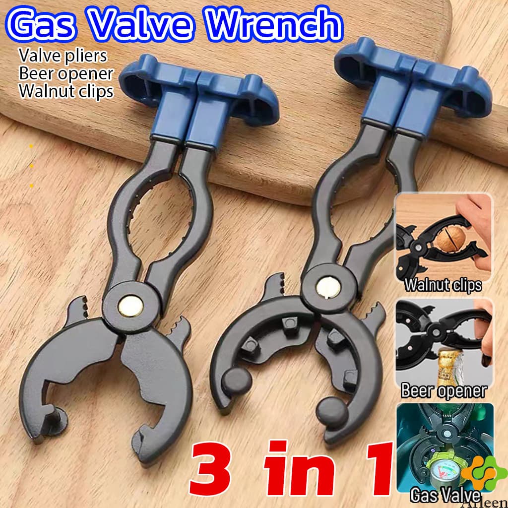 Arleen ที่เปิด-ปิดวาล์วแก๊ส ตัวช่วยเปิดขวด ประแจถอดวาล์ว gas valve wrench รูปที่ 1