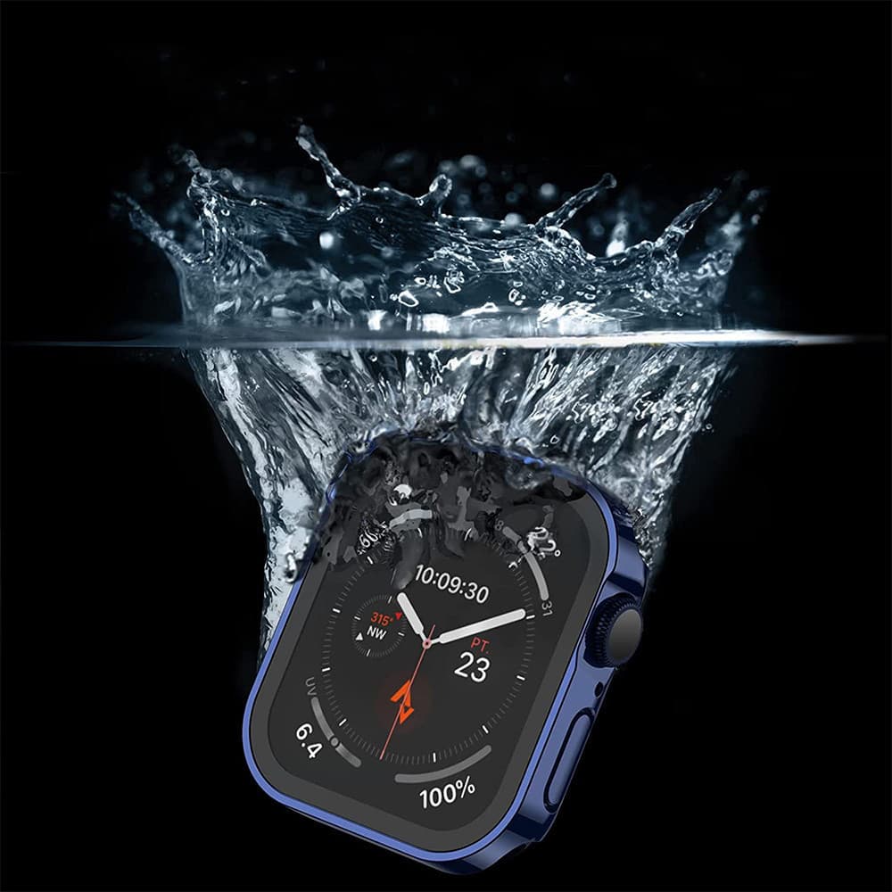 กระจกนิรภัย PC ป้องกันหน้าจอสําหรับ Apple Watch Ultra 3 2 49 มม.IWatch กรณี 46 มม.40 41 44 45 38 มม.Series 11 10 9 8 7 6 5 4 SE 3 2 1 กรณีสมาร์ทนาฬิกา I8 Pro Max 8 MAX 9 PRO รูปที่ 7
