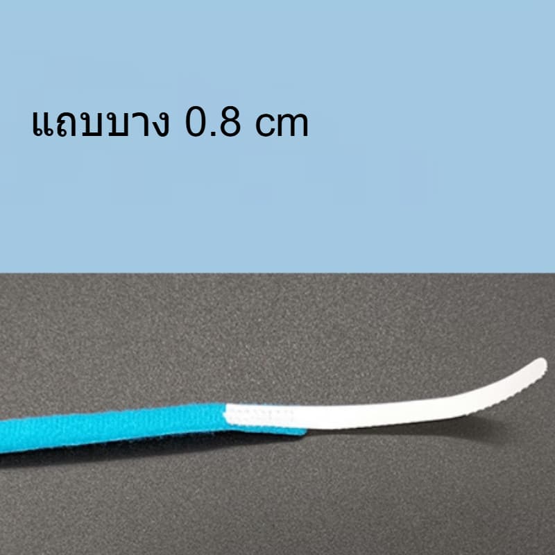 ที่ผูกท่อเจาะคอ ผู้ใหญ่สำหรับผู้ป่วยเจาะคอ Tracheostomy Tube Holder หนึ่งแถบบรรจุ Air Cut เทปยึด ความยาวและสั้นปรับได้ รูปที่ 7