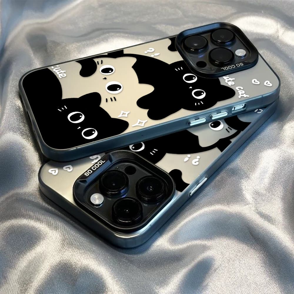 เคสมือถือ For iPhone 16 13 11 15 Pro Max 17 Air 14 12 Pro Max 7 8 Plus XR X XS Max SE 2020 เคสโทรศัพท์ IMD สีสันสดใส รูปที่ 8
