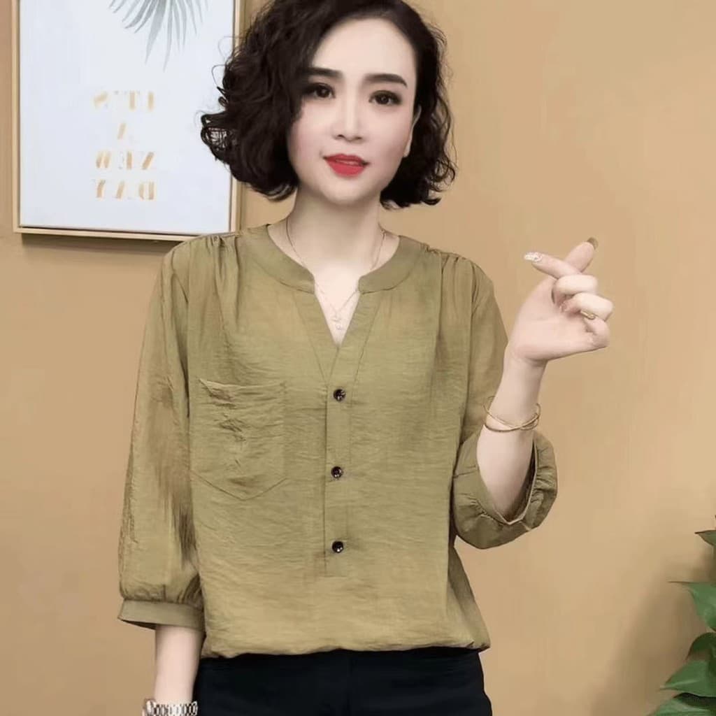 เสื้อคลุมแขนครึ่งสไตล์คลาสสิก ออกแบบให้สวมใส่ง่ายและทำให้ดูเพรียว เหมาะสำหรับฤดูร้อน รูปที่ 7