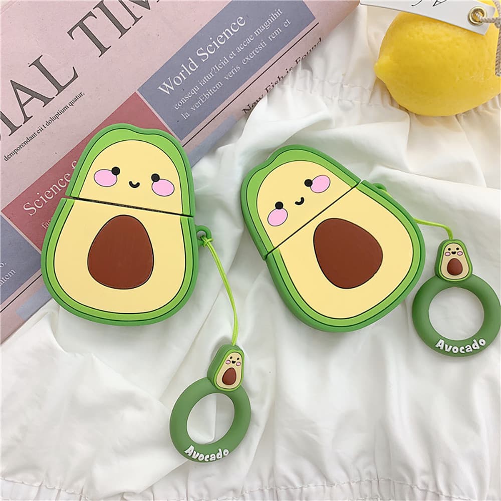 AK Case Cover Compatible for Airpods 1/2/3/4/Pro/Pro2 Pro 2 เคสป้องกันหูฟัง TPU นุ่มและป้องกันการล่มสลาย พวงกุญแจ รูปที่ 4