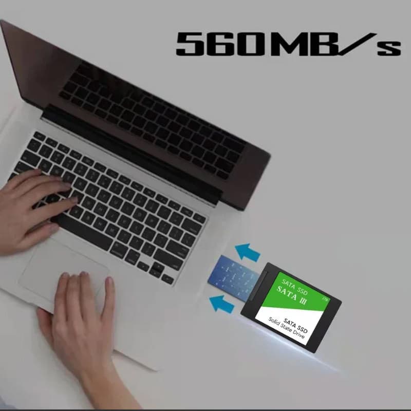 ไดรฟ์ Solid State ความเร็วสูง SATA III, SSD ในตัว 2.5 นิ้ว, 256GB/240GB/128GB/120GB/512GB, ประสิทธิภาพที่ยอดเยี่ยม, แล็ปท็อปและเดสก์ท็อปอัพเกรด Must-Have SSD รูปที่ 7
