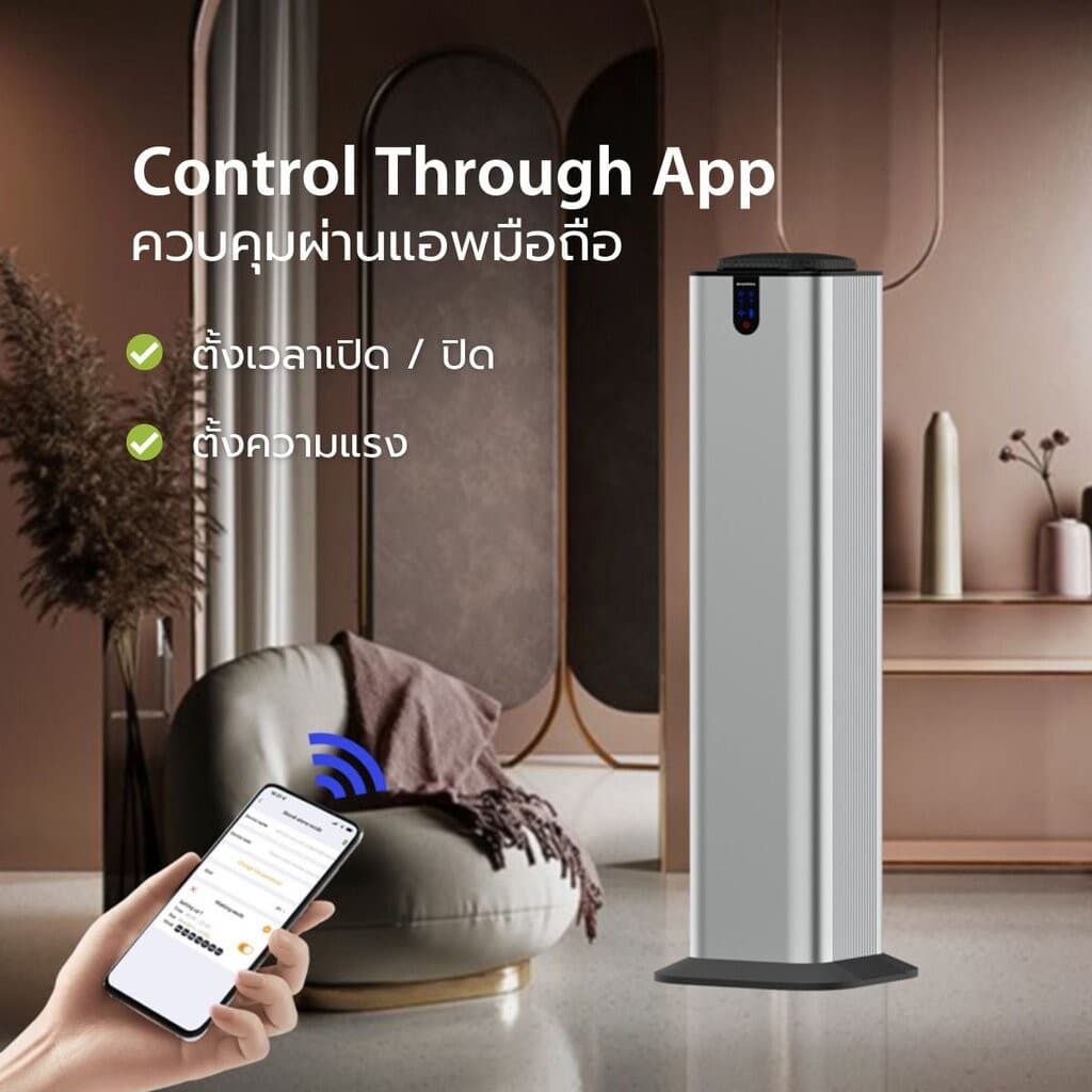 Hanky House เครื่องพ่นน้ำหอม สำหรับโรงแรม ล็อบบี้ X1000 ไม่ใช้น้ำ ควบคุมผ่านมือถือ Professional Scent Diffuser X1000 รูปที่ 4