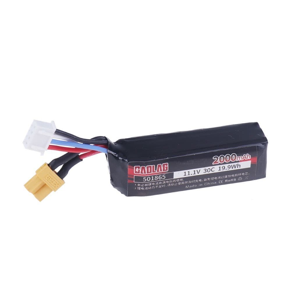 ปืนของเล่นพลังงานแบตเตอรี่ลิเธียมเครื่องบินรุ่นแบตเตอรี่ลิเธียม11.1V 7.4V-xt30โอตาโนะมิยะ SM หัวชาร์จ B3 รูปที่ 3