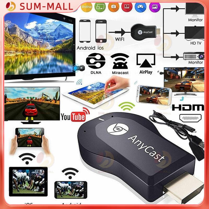 Anycast M18 Plus FW.2020 WIFI Display HDTV อุปกรณ์เชื่อมต่อมือถือไปทีวี ใหม่ล่าสุด M18plus รูปที่ 2