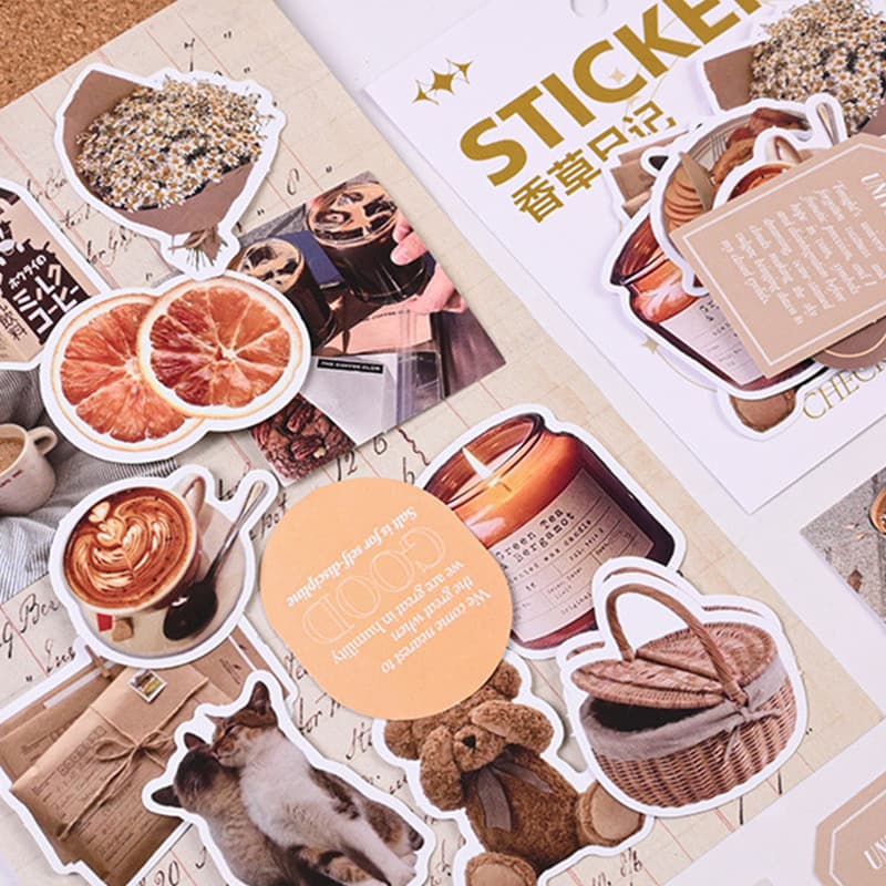 40 ชิ้น Vintage Special Shaped Series สติกเกอร์ Journal Deco DIY สติกเกอร์ รูปที่ 8