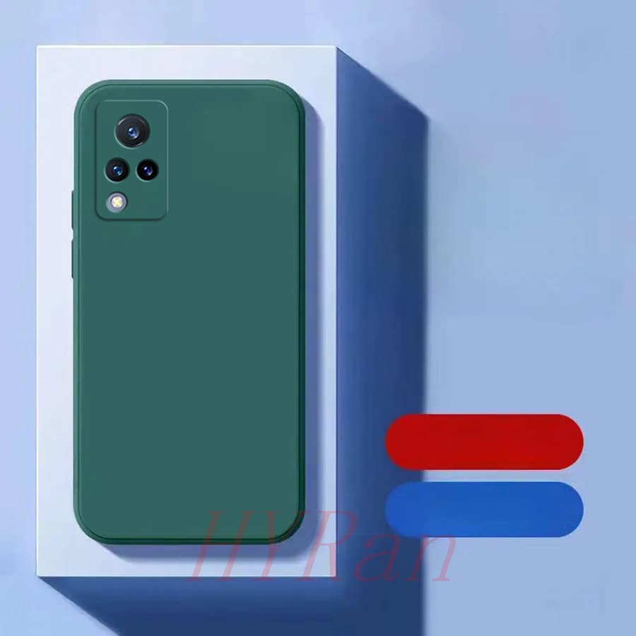 Vivo V21 5G เคสโทรศัพท์ซิลิโคนสีทึบ YT รูปที่ 3