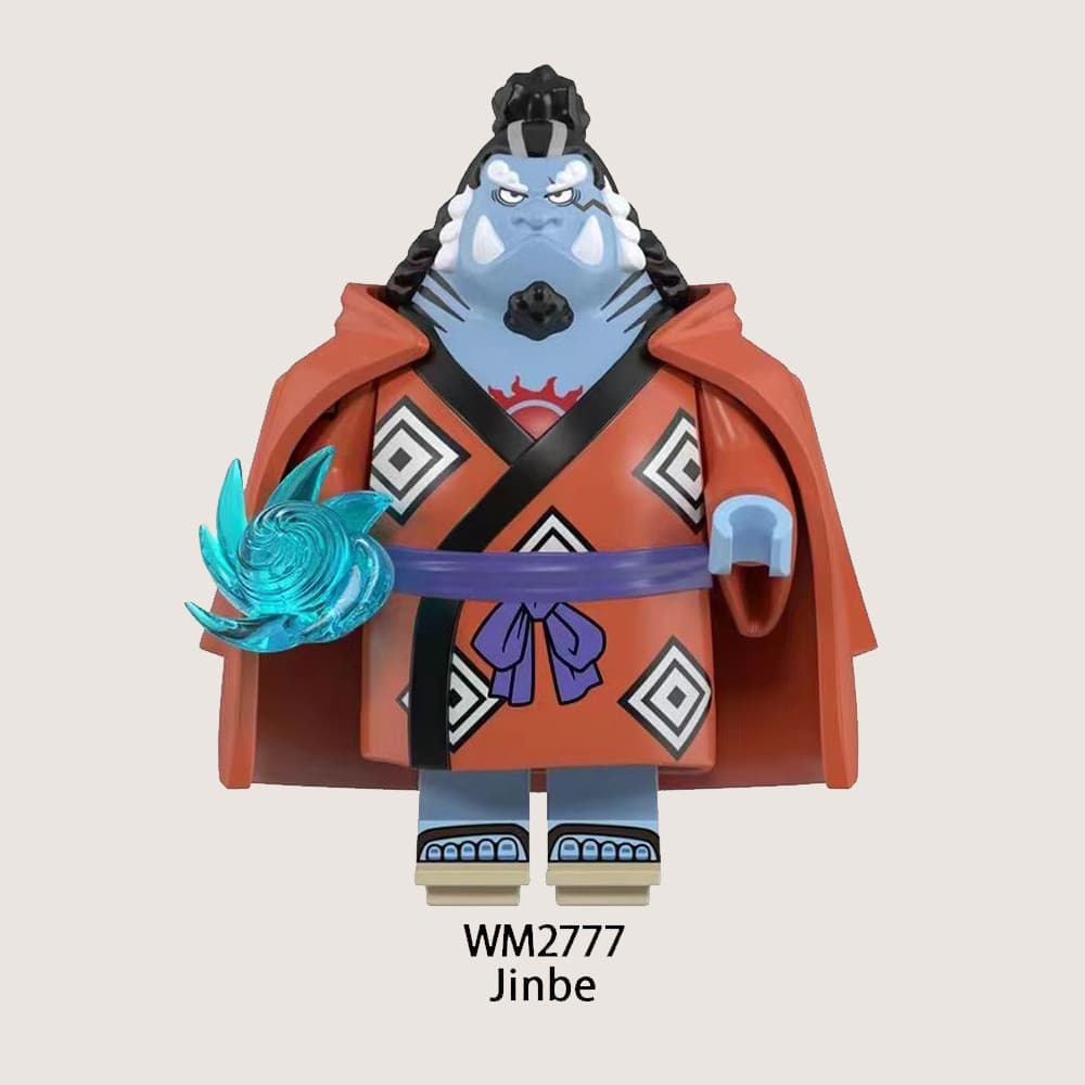 WM6190 อะนิเมะ One Piece จระเข้ Hancock Donquixote Jinbe Dracule Mihawk Buggy บล็อกของเล่นเด็ก รูปที่ 9