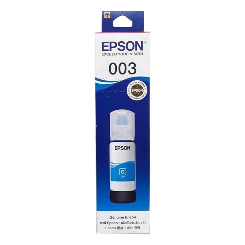 สินค้าประกันศูนย์ EPSON Ink 003 Original หมึกเติมแท้สำหรับ EPSON L3110 L3210 L3216 L3150 L3250 NO.003 ของแท้ รูปที่ 5