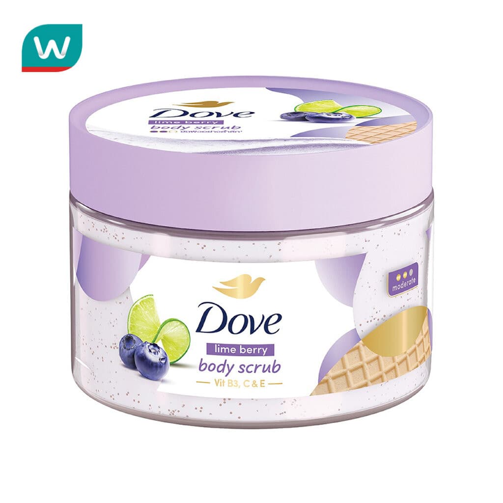 Dove โดฟ บอดี้ สครับ ไลม์ เบอร์รี่ 280 กรัม สครับ ขัดผิวกาย รูปที่ 1
