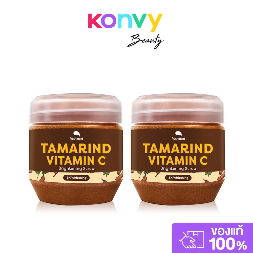 Freshment Scrub เฟรชเม้นท์ สครับขัดผิว 700g (Tamarind Vitamin C/White Milky/Bright Aura) รูปที่ 5
