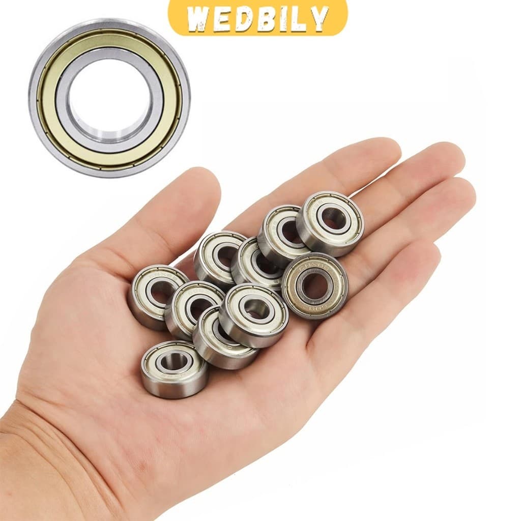 Wedbily ตลับลูกปืนเม็ดกลมร่องลึก 608ZZตลับลูกปืน Bearings รูปที่ 6