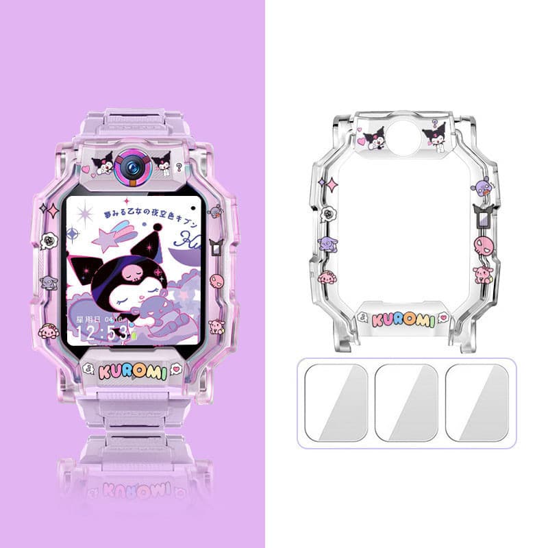 สาย+เคส Imoo Z1 Z6 Z7 สายนาฬิกา imoo สาย สายคล้อง Kuromi การ์ตูนพิมพ์สายคล้อง imoo สายซิลิโคน สำหรับ รูปที่ 4