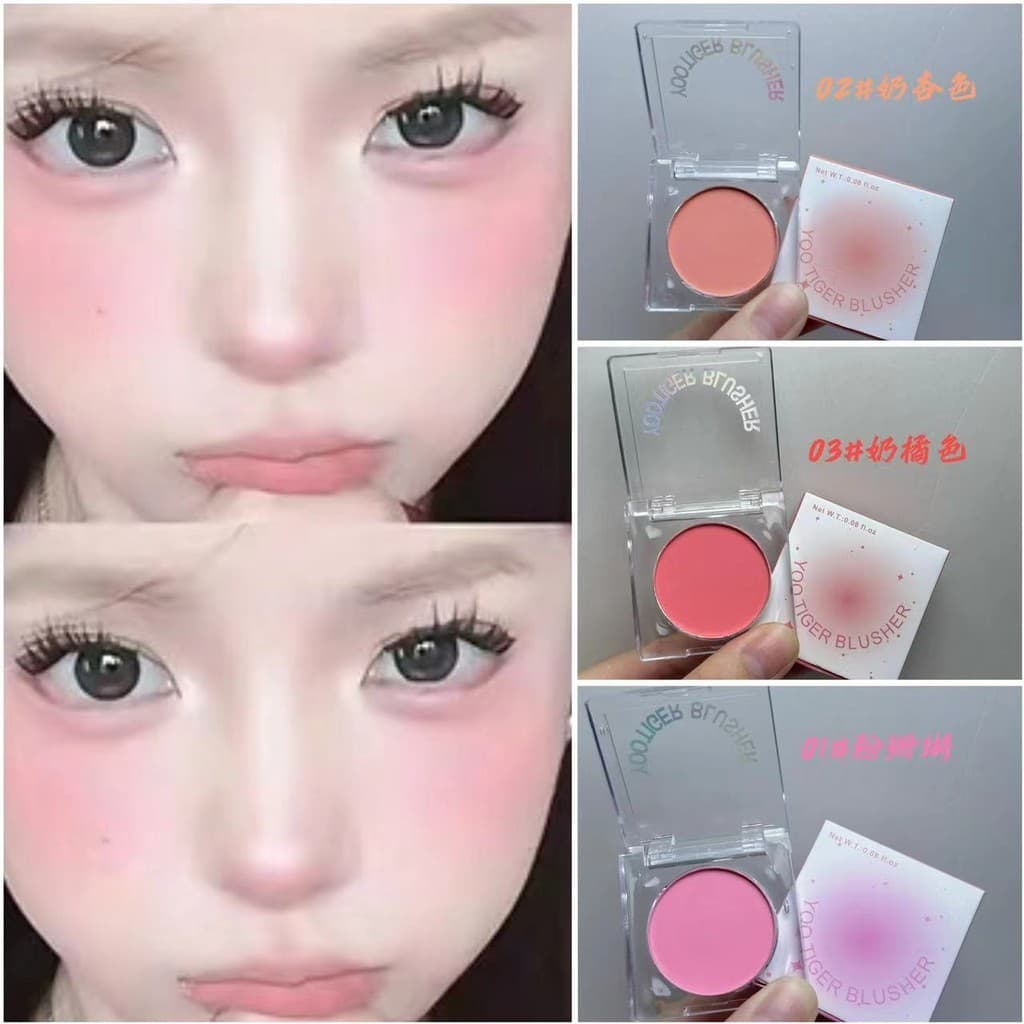 V-shop2 :ลาเมล่าบลัชออนหัวใจ บลัชออนโทนส้ม ส้มพีช ชมพูพีช เนื้อดี สีสวย S8110 รูปที่ 8