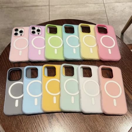 Magnetic 2 in 1 เคสโทรศัพท์มือถือ For Samsung A07 A17 A56 A55 A36 A26 A16 A06 A05S A53 A54 S26 Ultra S25 S24 FE เยลลี่ รูปที่ 3