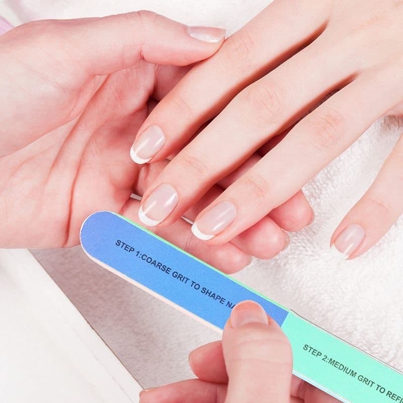 Crystal แถบขัดตะไบเล็บพิมพ์ลาย แถบขัดเงาหกด้าน เครื่องมือทำเล็บ แถบขัดเล็บ เครื่องเจียรเล็บ รูปที่ 2