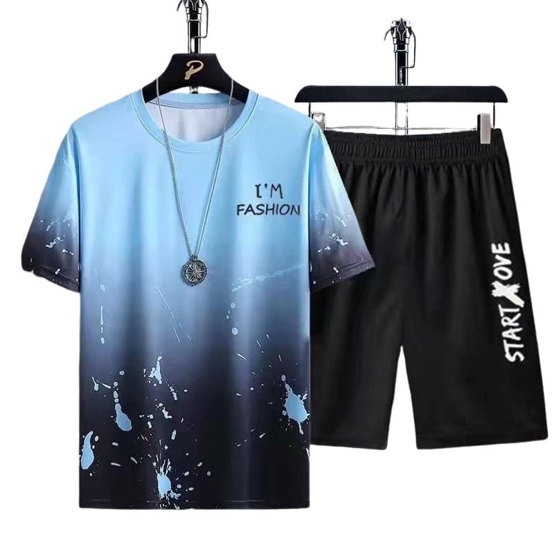 MR-DEER ชุดเซต2 ชิ้นผู้ชาย เสื้อยืดคอกลมเเขนสั้น สกรีนลาย กางเกงขาสั้น รุ่น 66211 รูปที่ 9