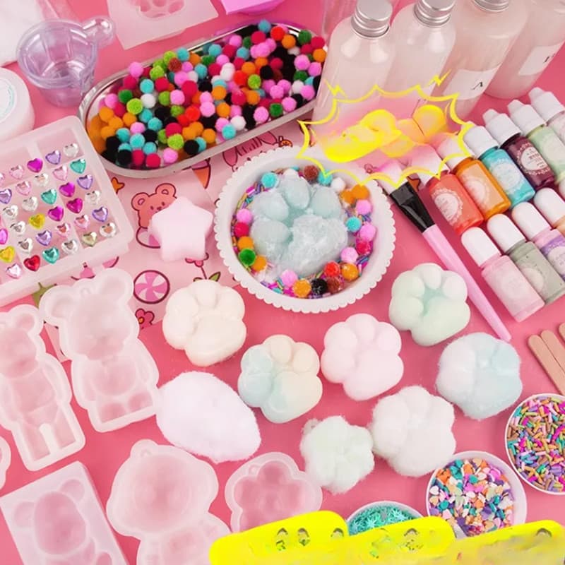 DIY สกุชชี่หนึบ ชุดทําสกุชชี่ Squishy เซตทำสกุชชี่เยลลี่หนึบ แม่พิมพ์และอุปกรณ์เสริมทุกชนิด รูปที่ 5