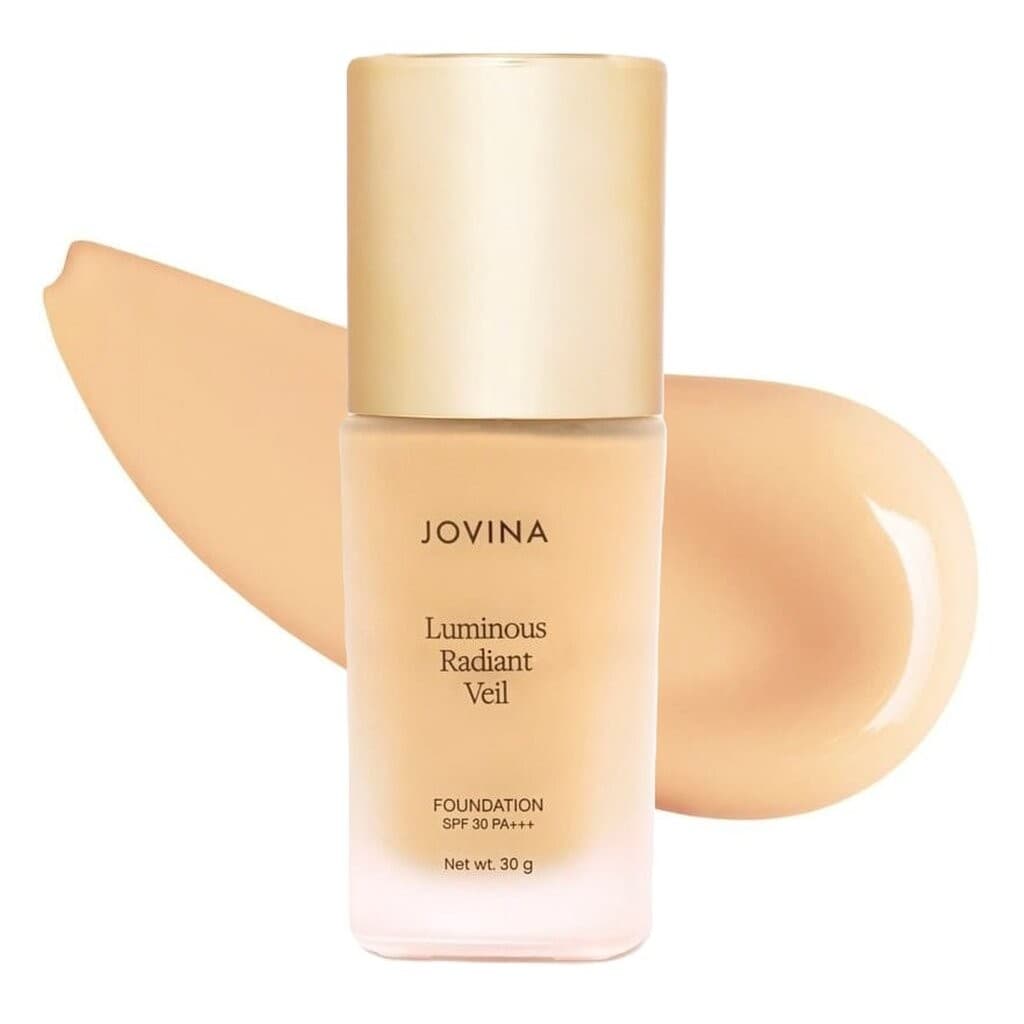 Jovina โจวีน่า ลูมินอส เรเดียนท์ เวล ฟาวน์เดชัน SPF30 PA+++ 30ก. 02 เพิร์ลลี่ พอสเซสชั่น รูปที่ 2