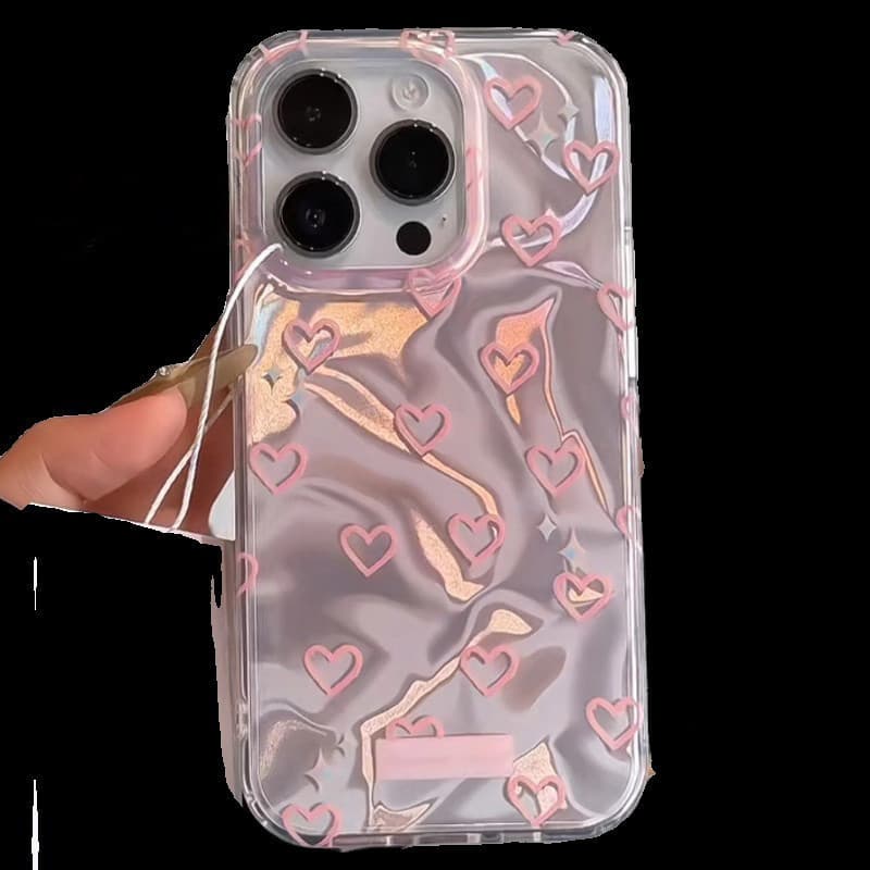 เจ๋งรักขนมสีคู่การ์ตูนดูเดิล เข้ากันได้กับ IPhone 16 13 15 11 14 12 Pro Max 6 8 6s 7 15 14 Plus XR XS X Max เคสสำหรับ รูปที่ 5