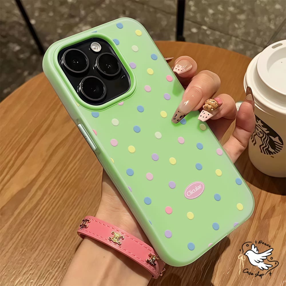 COD-ในไทยจุดสีเคสโทรศัพท์สําหรับ For iPhone 11ProMax 12Pro 13 14 15Pro Max 16Plus 13 เคส หญิงคนรักเพื่อนฝาครอบโทรศัพท์ รูปที่ 7